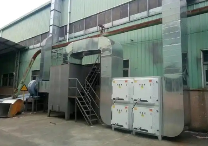 注塑等有機(jī)廢氣治理（UV光催化氧化、活性炭吸附工藝）